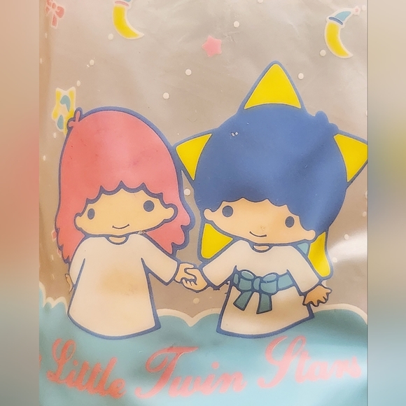 Vintage 1976 Sanrio Little Twin Stars Cinch Bag - Picture 2 of 10